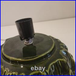 Vintage Nowell's Mold Carol Ceramic Lighted Christmas Tree 16 With Base