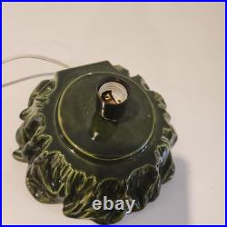 Vintage Nowell's Mold Carol Ceramic Lighted Christmas Tree 16 With Base