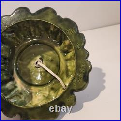 Vintage Nowell's Mold Carol Ceramic Lighted Christmas Tree 16 With Base