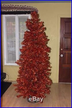 Vintage Orange christmas tree 6 foot (rare)
