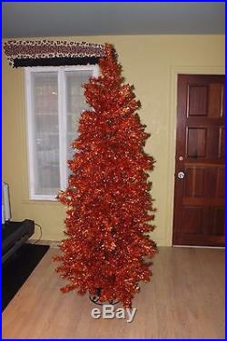 Vintage Orange christmas tree 6 foot (rare)