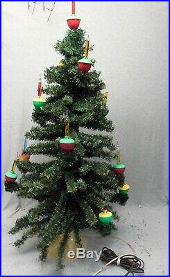 Vintage Original 1950's Noma 13 Lights Bubble Christmas Tree s795