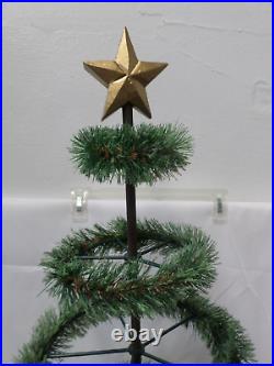 Vintage Ornament Display Christmas Tree 6 Tiers 32 Tall Wood Stand RARE