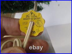 Vintage Paramount Mini Lighted Ice Electric Christmas Tree