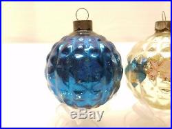 Vintage Patriotic Christmas Tree Ornament Decoration Ball Bauble Lot Embossed