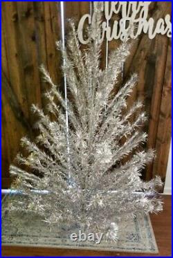 Vintage Peco 6' Ft Sparkling Aluminum Christmas Tree Model C27L Incomplete