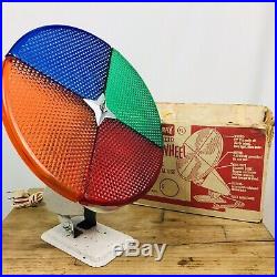 Vintage Penetray Motorized Color Wheel for Aluminum Christmas Tree withBox WORKS