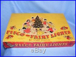 Vintage Pifco Christmas Nursery Rhyme Plastic Tree Decoration Lights Old Boxed