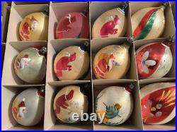 Vintage Poland Christmas Ornaments Hand Painted Hand Blown Most Rare 12 Fantasia Vintage Poland Christmas Ornaments Hand Painted Hand Blown Most Rare 12 Fantasia