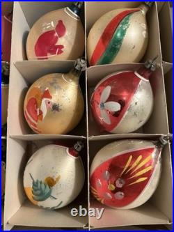 Vintage Poland Christmas Ornaments Hand Painted Hand Blown Most Rare 12 Fantasia Vintage Poland Christmas Ornaments Hand Painted Hand Blown Most Rare 12 Fantasia