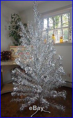 Vintage Pom Pom Aluminum 6 Ft Foot Christmas Tree The Sparkler Orig Box Look