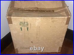 Vintage Pom Pom Aluminum Silver Christmas Tree Consolidated Novelty 7' Rare Box
