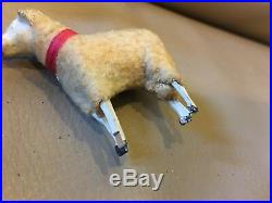 Vintage Putz Christmas 5 Sheep Lamb Nativity Wooly Stick Leg 2 Trees Germany