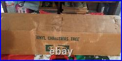 Vintage R. O. Kent 6 1/2' Vinyl Christmas Tree. 92 Branches Very Rare