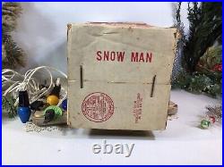 Vintage RARE Johns-Manville DECRAGLO Christmas Tree Box withLights & Papers