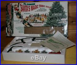 Vintage RARE Santa Magic Tree Ride All Electric The Moving Christmas Ornament