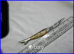 Vintage Rare Case Tested XX Lady Leg Knife with Christmas Tree Handles