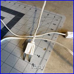 Vintage Rare Nativity Ceramic Christmas Tree Lighted Snow Base