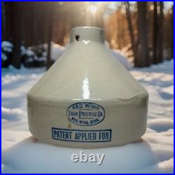 Vintage Red Wing Stoneware Christmas Tree Stand