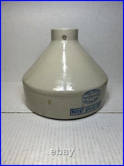 Vintage Red Wing Stoneware Christmas Tree Stand