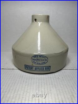 Vintage Red Wing Stoneware Christmas Tree Stand