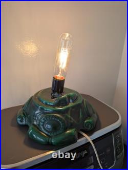 Vintage Retro MCM 70s Atlantic Ceramic Lighted Holiday Christmas Tree And Base Vintage Retro MCM 70s Atlantic Ceramic Lighted Holiday Christmas Tree And Base