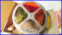 Vintage Revolving Color Lens Wheel Light Aluminum Christmas Tree Afco Lite Inbox