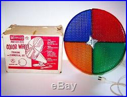 Vintage Rotating Color Wheel For Norelco Silver Aluminum Christmas Tree Works