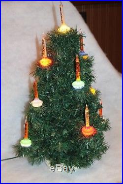 Vintage Royal 11 Light Bubble Lite Christmas Tree