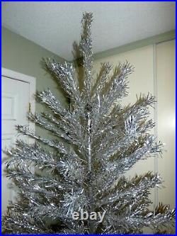 Vintage SAPPHIRE 7 ft 151 branches aluminum Christmas tree FREE SHIPPING