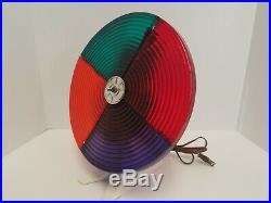 Vintage SNAPIT Motorized Color tone Wheel Aluminum Christmas Tree WORKS