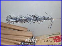 Vintage SPARKLER POM POM Star Band Aluminum Christmas Tree 4Ft original box