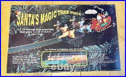 Vintage Santa's Magic Tree Ride Electric Christmas Tree Ornament Train Track