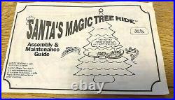 Vintage Santa's Magic Tree Ride Electric Christmas Tree Ornament Train Track