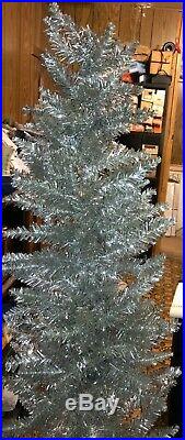 Vintage Silver Accent 225 Tips Christmas Tree