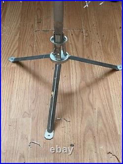 Vintage Silver MCM Taper 5.5 6ft Aluminum Christmas Tree with Stand, Star, & Box