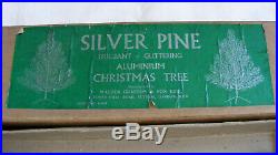 Vintage Silver Pine Aluminium Christmas Tree By Walter Grafton & Son Ltd