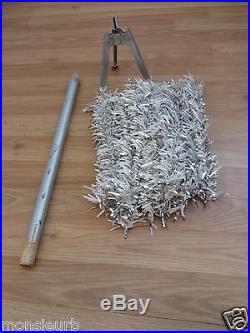 Vintage Silver Stainless Aluminum Christmas Tree 4 Ft 40 Branches Mid Century