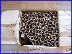 Vintage Silver Stainless Aluminum Christmas Tree 6' Ft 94 Branches Box Evergleam