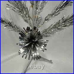 Vintage Sparkler Pom-Pom Tabletop 27 ALUMINUM Christmas TREE 16 Branches 1970 Vintage Sparkler Pom-Pom Tabletop 27 ALUMINUM Christmas TREE 16 Branches 1970