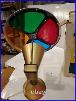 Vintage Spartus Model 880 Rotating Color Wheels For Aluminum Christmas Tree