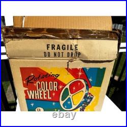 Vintage Spartus Rotating Color Wheel Christmas tree color wheel