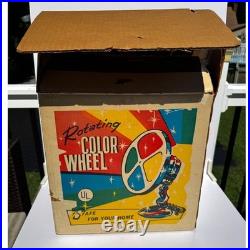 Vintage Spartus Rotating Color Wheel Christmas tree color wheel