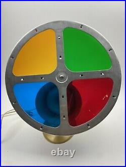 Vintage Spartus Rotating Color Wheel For Aluminum Christmas Tree Model 880
