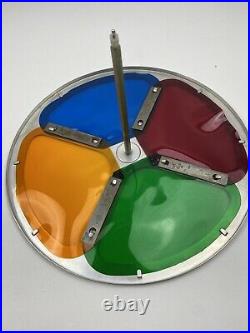 Vintage Spartus Rotating Color Wheel For Aluminum Christmas Tree Model 880