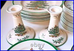 Vintage, Spode England, Christmas Tree, Dinner Set 78 pcs, Included Dinner Plate
