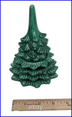 Vintage Stacking Ceramic Christmas Tree Ashtrays 5-Pc With Gold Japan Lighter Vintage Stacking Ceramic Christmas Tree Ashtrays 5-Pc With Gold Japan Lighter