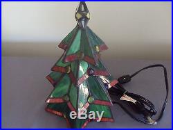 Vintage Stained Glass Christmas Tree