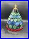 Vintage Stained Glass Christmas Tree 15 No Chips No Cracks