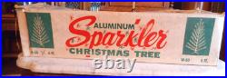 Vintage Star Brand Sparkler 6' Aluminum Christmas Tree 50 Branches with Box